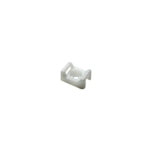 Noutate Suport plastic prindere coliere ALB, 23x16x10 mm, 100 buc PVK-2
