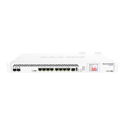 Cloud Core Router, 2 x SFP+, 8 x Gigabit, 8MB RAM, RouterOS L6, 1U - MikroTik CCR1036-8G-2S+EM Popular