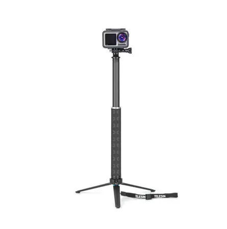 Cumpărături sigure Selfie stick 0,9m Telesin pentru camere sport