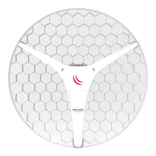 LHG XL 5 ac antena 27dBi 5GHz, 802.11ac, 1 x Gigabit, PoE - MikroTik RBLHGG-5acD-XL Reducere specială