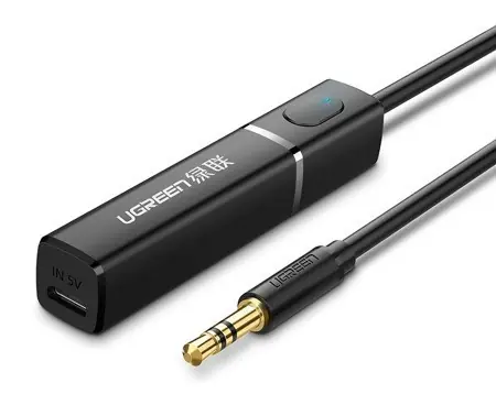Transmițător Bluetooth 5.0 UGREEN aptX (negru) Transport gratuit