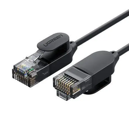 Cablu Ethernet UGREEN RJ45, Cat.6A, UTP, 1,5 m (negru) Plată sigură