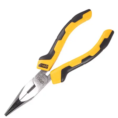 Reducere de preț Cleste patent cu nas lung combinat 8" Deli Tools EDL2108 (galben)