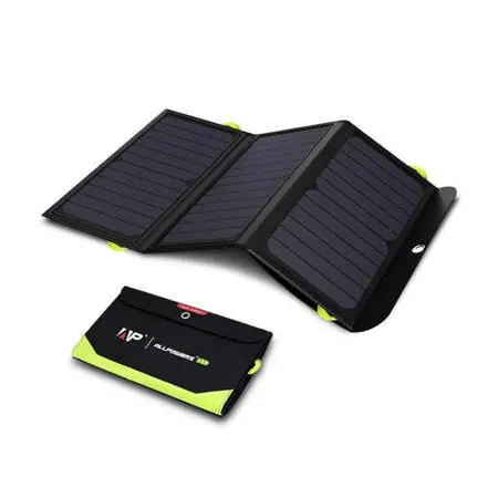 Panou solar / încărcător portabil 21W Allpowers + Powerbank 10000mAh Chilipir