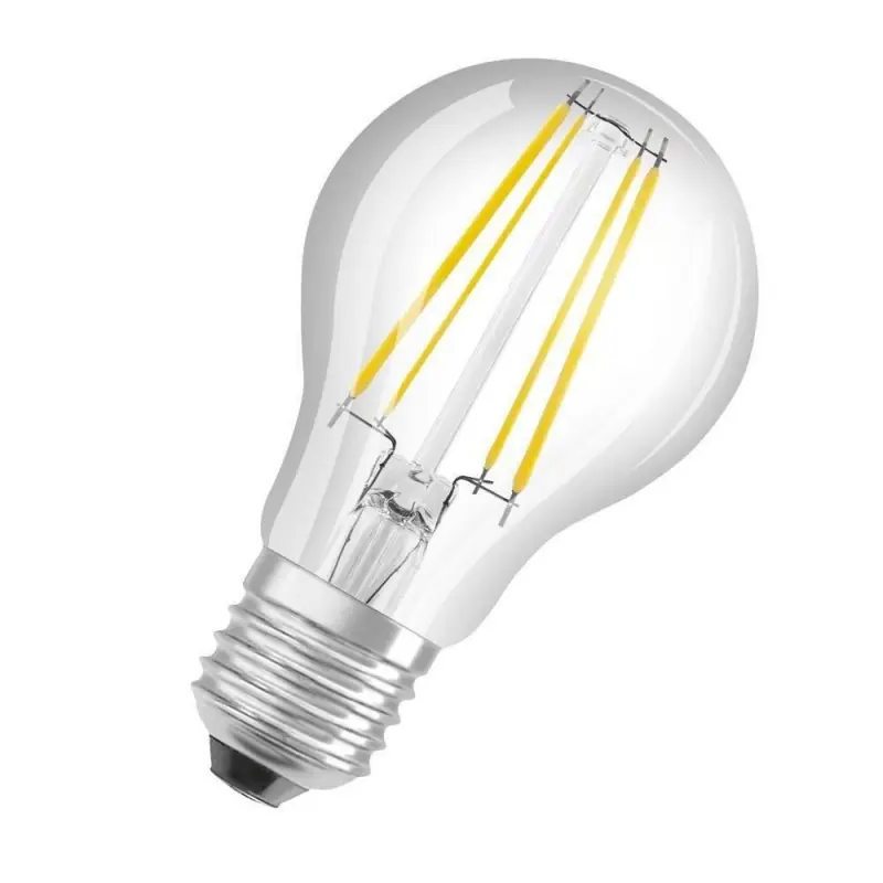 Bec LED Osram Classic A60, Ultra Efficient Light, E27, 4W (60W), 840 lm, lumina calda (3000K), cu filament Promoție