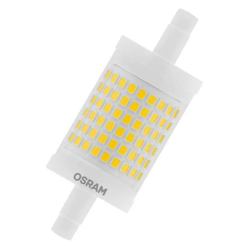 Premium Bec LED Osram DIM LINE, R7s, 12W (100W), 1521 lm, lumina calda (2700K), dimabila, 78mm, Ø28mm
