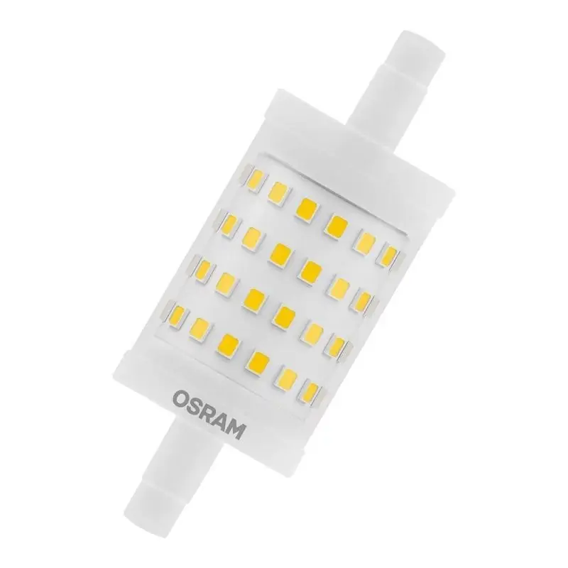 Comandă acum Bec LED Osram DIM LINE, R7s, 9.5W (75W), 1055 lm, lumina calda (2700K) ,dimabila, 78mm, Ø29mm