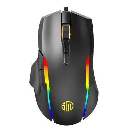 Plată sigură Mouse Gaming cu fir RGB Inphic PG7 (negru)