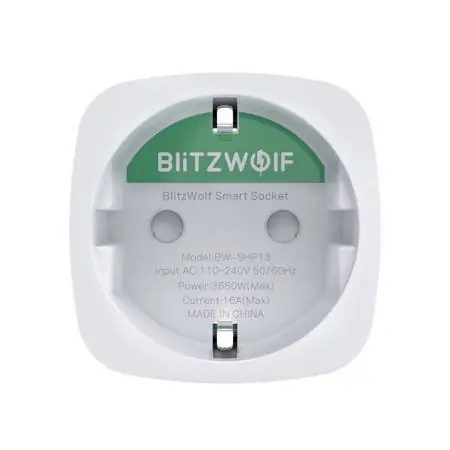 Priza inteligenta Wifi BlitzWolf BW-SHP13 (EU) 3680W Preț redus