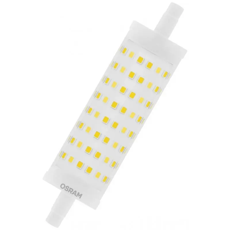 Lichidare de stoc Bec LED Osram LINE, R7s, 16W (125W), 2000 lm, lumina calda (2700K) ,118mm, Ø29mm