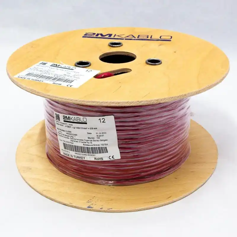 "Cablu incendiu JY(St)Y...Lg 1x2x1.5 mm² + 0.8 producator 2M Kablo, 3T11A045046-06ADiametru fir : 1.5 mmConductor torsadati in p Cumpără acum