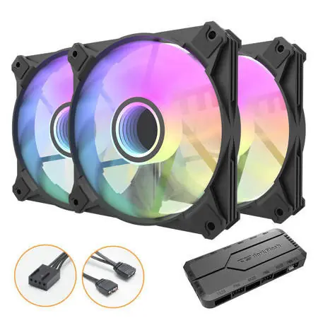 Preț mic Ventilatoare Darkflash Infinity 8 3in1 RGB 120X120 setate pentru computer