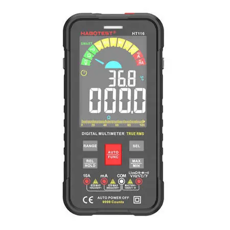 Ofertă de sezon Multimetru digital universal Habotest HT116 True RMS, NCV