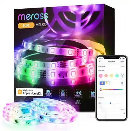 Super ofertă Banda led inteligentă Wi-Fi MSL320 Meross