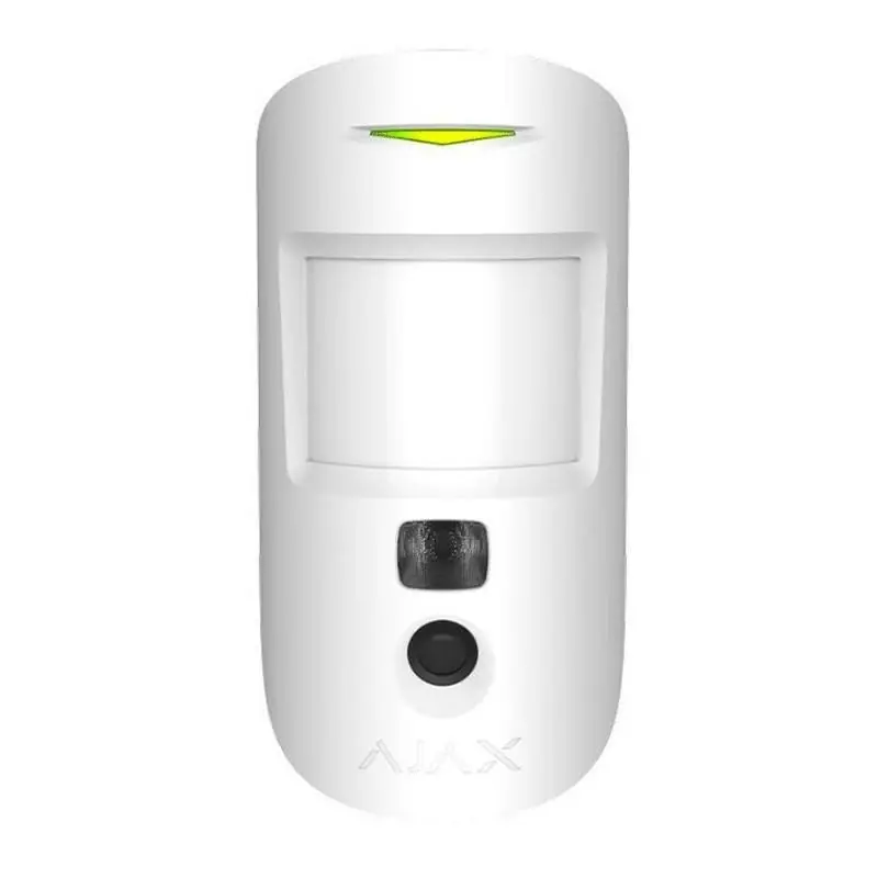 "Detector de miscare PIR MotionCam Indoor, imunitate animale, alb - AJAX Protectie eficienta prin senzor miscare cu verificare f Noutate
