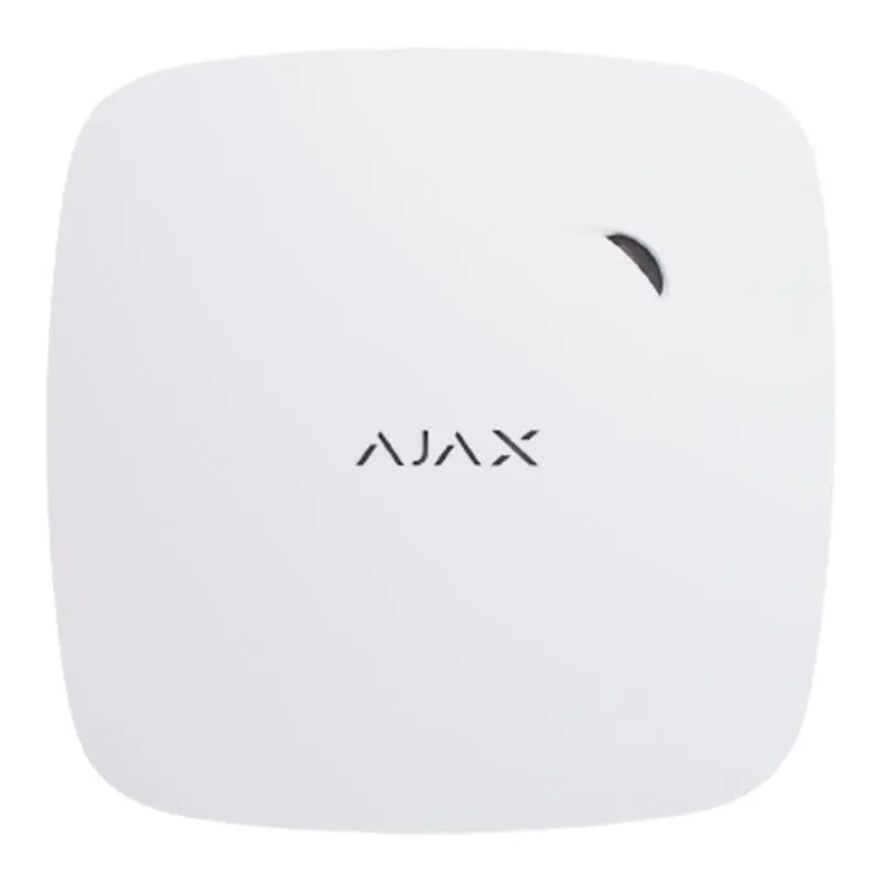 "Detector de fum, temperatura si CO, wireless, alb - AJAX Protectie eficienta de alarmare impotriva incendiilor si monoxidului d Preț promoțional
