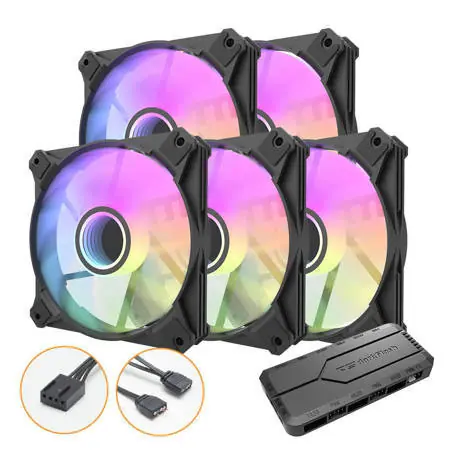 Nu rata Ventilatoare Darkflash Infinity 8 5in1 RGB 120X120 setate pentru computer