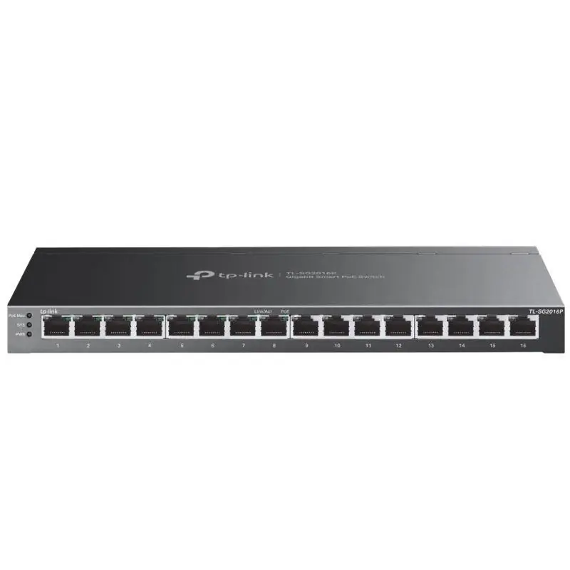 "JetStream™16-Port Gigabit Smart Switch with 8-Port PoE+ PORT: 8× Gigabit PoE+ Ports SPEC: 802.3af/at, 120 W PoE Power, Deskto Super ofertă