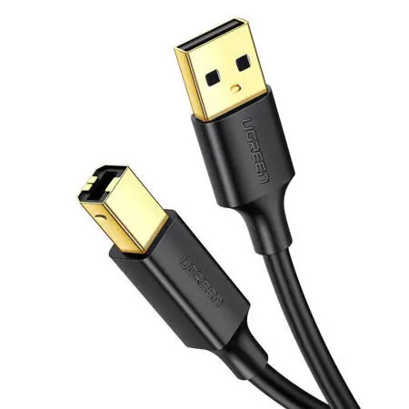 Cablu imprimantă USB 2.0 A-B, placat cu aur UGREEN US135 1.5m (negru) Cel mai bun preț