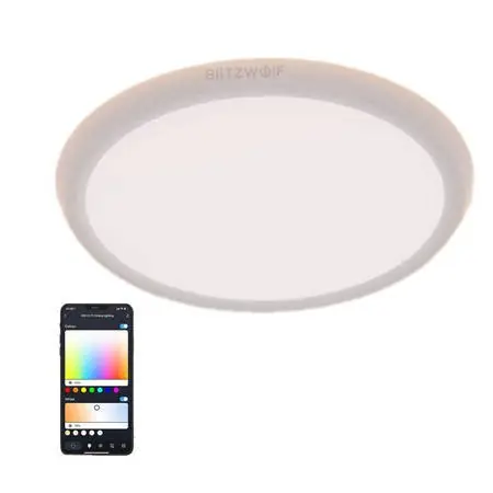 Plafoniera inteligentă cu LED BlitzWolf compatibil Tuya Plată securizată