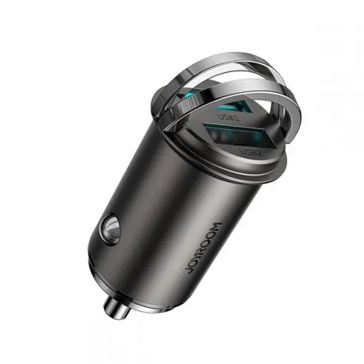 Încărcător de mașină USB Joyroom 48W 5 A Încărcare rapidă 3.0 AFC SCP Gri Promoție