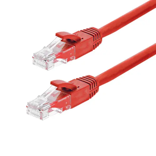 Preț mic Patch cord Gigabit UTP cat6, LSZH, 0.25m, rosu - ASYTECH Networking TSY-PC-UTP6-025M-R