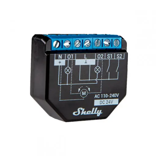 Shelly PLUS 2PM întrerupător cu relee inteligente WiFi cu 2 canale Cel mai vândut