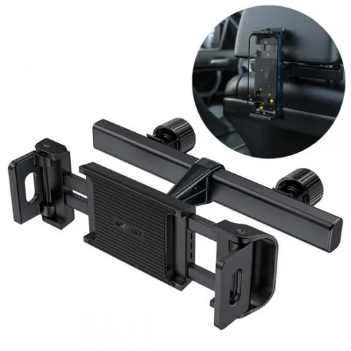Cumpără online Suport auto tetieră pentru telefon și tabletă Acefast (135-230 mm lățime) negru