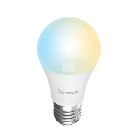 Bec Smart LED Wifi + Bluetooth CW Sonoff B02-BL-A60 culoare alba cald/rece Plată securizată