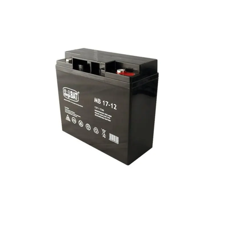 Acumulator VRLA AGM fara intretinere Megabat MB26-12 Capacitate:26Ah Voltaj: 12V Terminal: M5 dimensiuni: 166 × 175 × 125mm greu Preț redus