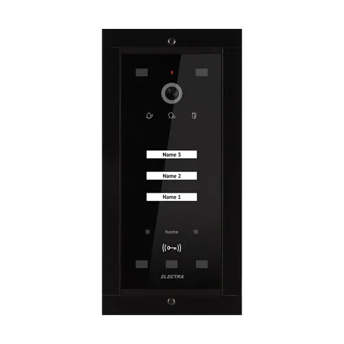 Preferatul clienților Panou exterior video Home pentru 3 Familii - SMART, G3 - ELECTRA VPM.03F03.ELBH4