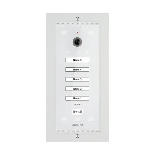 Super ofertă Panou exterior video Home pentru 5 Familii - SMART, G3 - ELECTRA VPM.05F03.ELWH4