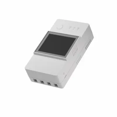 Releu inteligent WiFi Sonoff TH Elite (R3) (230V/20A contact uscat NO/NC) ecran LCD (THR320D) Reducere de preț