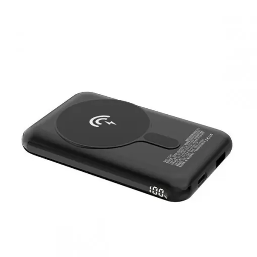 Super ofertă Power Bank Dudao TGK1 cu încărcător wireless 15W 10000mAh negru