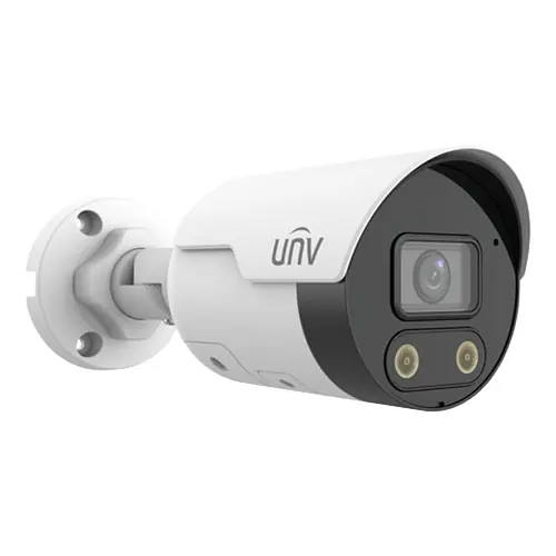 Reducere specială Camera IP 4MP, ColorHunter, Lumina alba si IR 30M, lentila 2.8mm, Audio bidirectional, IP67, PoE - UNV IPC2124LE-ADF28KMC-WL