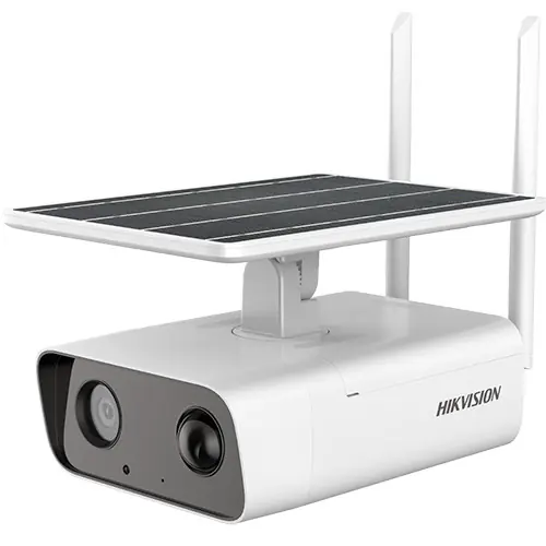 Camera 4MP, lentila 4mm, 4G, panou solar+acumultor, Audio, PIR, IP66 - HIKVISION DS-2XS2T41G0-ID-4G-C04S05 Preferatul clienților