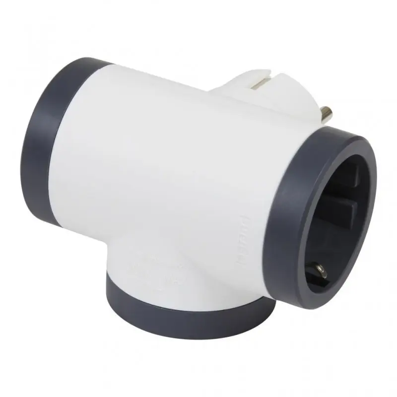 Bloc Priza tripla iesiri Laterale Standard 2P+T 16A Alb Cumpără acum
