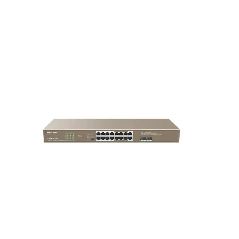 IP-COM switch TEG1118P-16-250W, 16-Port Gigabit Switch POE ,Standard and Protocol: IEEE802.3,IEEE802.3u, IEEE802.3ab, IEEE802.3z Reducere extra