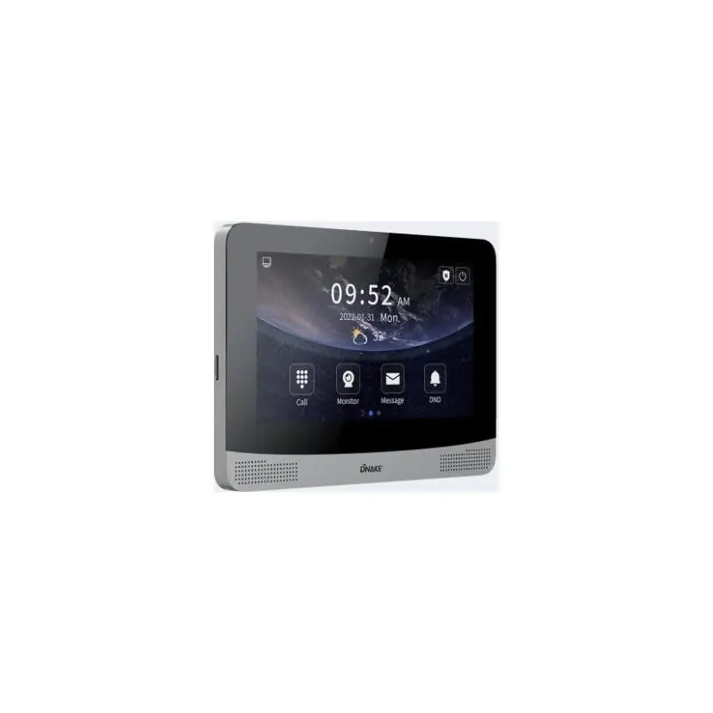 Cumpărături sigure Post interior videointerfon DNAKE 7" cu Android Memorie: 1GB, Flash: 8GB, Ecran: 7" IPS LCD, 1024x600, touch Screen Alimentare:
