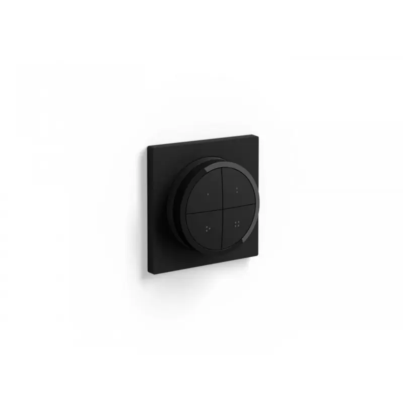 Doar azi Intrerupator Philips Hue Tap, Wireless, 4 butoane configurabile, IP20, 6cm, Negru