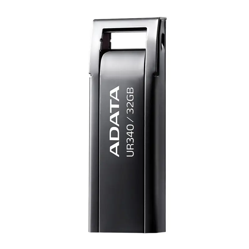 Chilipir Memorie USB Flash Drive Adata UR340, 32GB, USB 3.2, black metalic