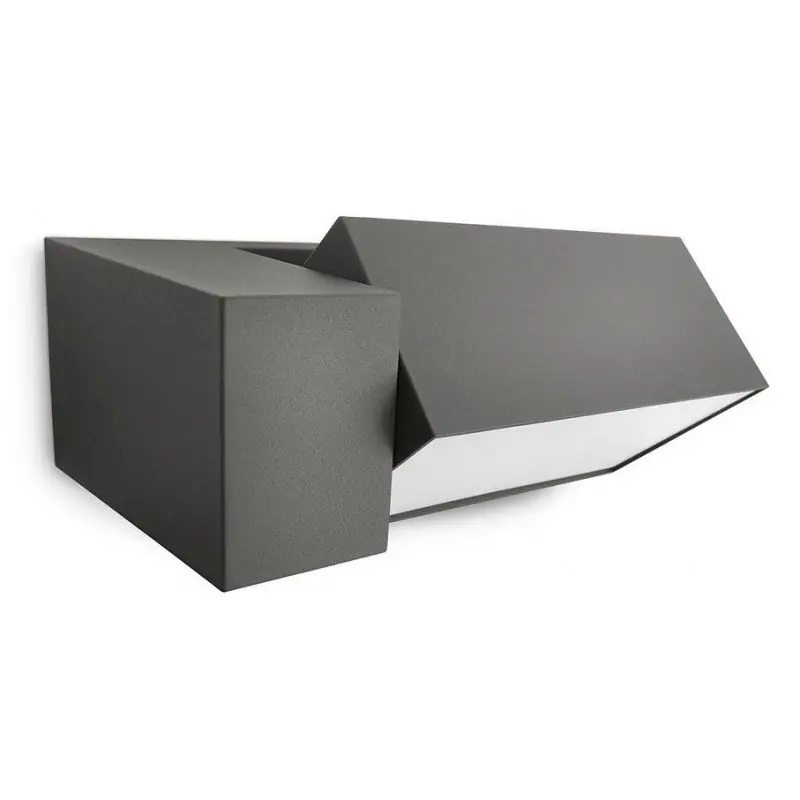Aplica pentru exterior Philips Border, 1xE27, max 42W, IP44, 148x268x93mm, Antracit Nu rata