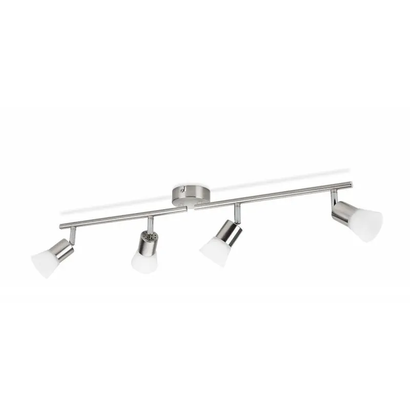 Cel mai vândut Spot Philips Essentials Decagon, 4x4.3W, 1360 lm, IP20, 14.5x72.5x18cm, Crom mat