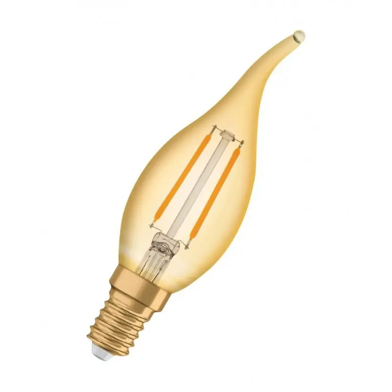 Bec LED Osram Vintage 1906 CLAS BA, E14, 2.5W (22W), 220 lm, lumina calda (2400K), cu filament Reducere de preț