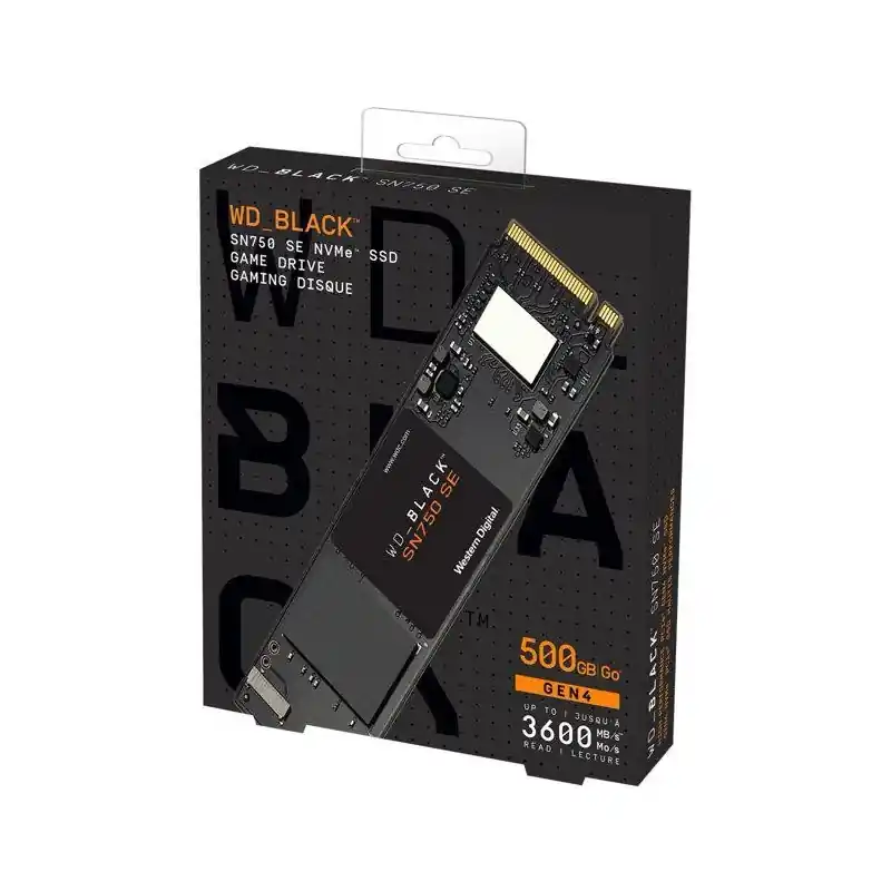 SSD WD Black SN750 SE 500GB PCI Express 4.0 x4 M.2 2280 Promoție