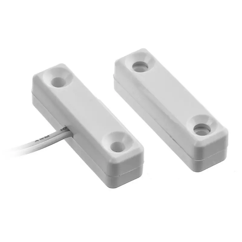 Preferatul clienților Contact magnetic ND-MC21S-W-10, culoare alba, material plastic, montare aparenta, interspatiu: 22mm, dimensiuni: 35 x 10 x 10mm,