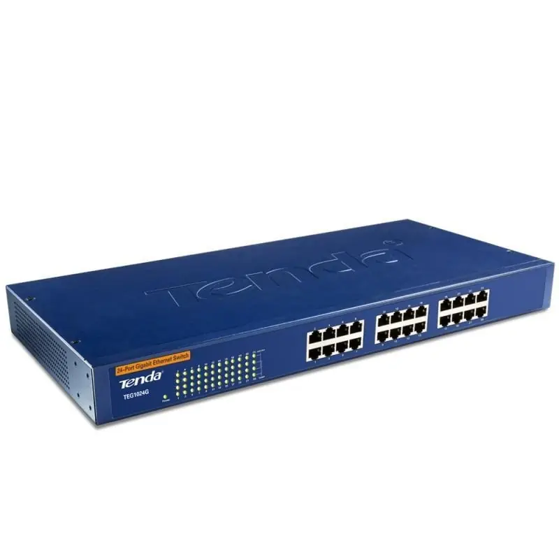 Switch Tenda TEG1024G, 24 port, 10/100/1000 Mbps Livrare gratuită