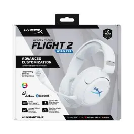 HyperX Cloud Flight 2 - Căști wireless pentru gaming (Alb) Chilipir