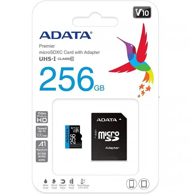 Card de Memorie MicroSDXC Adata Premier, 256GB, Adaptor SD, Class 10 Discount