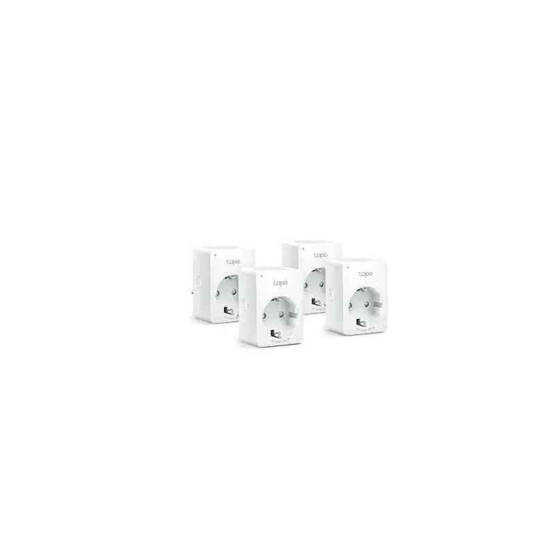 Reducere extra TP-Link MINI SMART WI-FI SOCKET TAPO P100 (4-PACK), Protocol: IEEE 802.11b/g/n, Bluetooth 4.2 (for onboarding only), 2.4 GHz, An